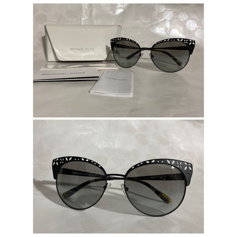 Michael Kors Gradient Cat Eye Black Sun Glasses